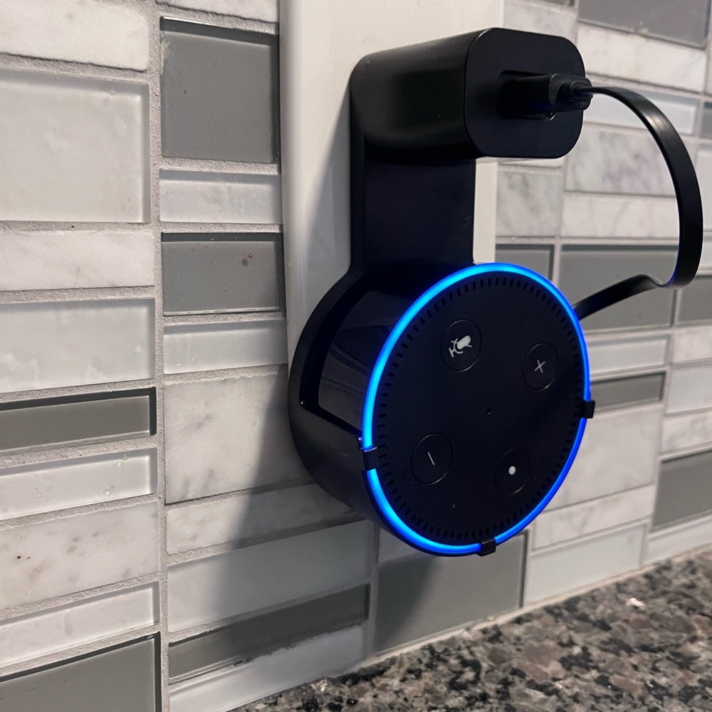 2019 Echo Dot and outlet hanger